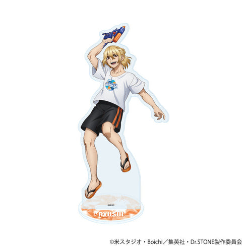 『Dr.STONE』アクリルスタンド66/七海龍水 ウォーターガンver.(描き下ろしイラスト)【202608再販】