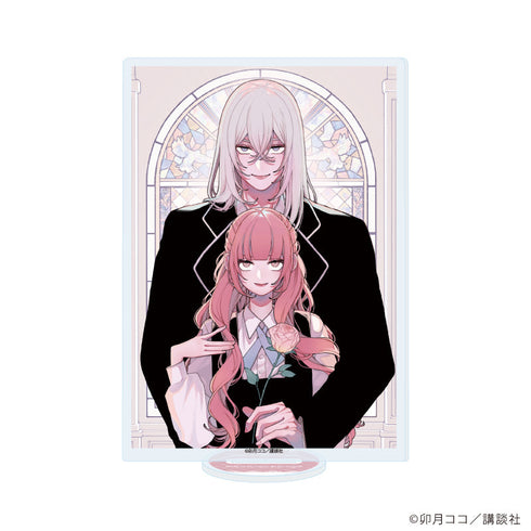 『恋せよまやかし天使ども』アクリルスタンド01/桂おとぎ&一刻1(公式イラスト)