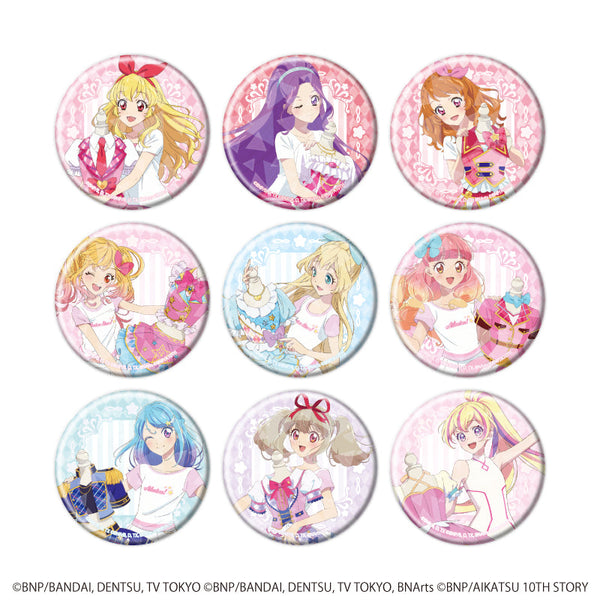 『オールアイカツ!大衣装展!!』ホログラム缶バッジ(57mm)01/コンプリートセット(全9種)(描き下ろしイラスト)