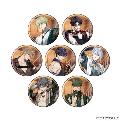 『夢幻楼と眠れぬ蝶』缶バッジ01/ミニキャラver. BOX(全7種)(公式イラスト)