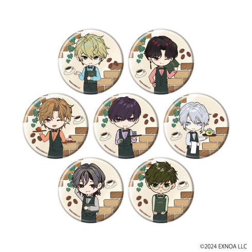 『夢幻楼と眠れぬ蝶』缶バッジ02/カフェver. BOX(全7種)(グラフアートイラスト)