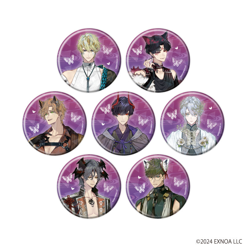 本格派ま！ 夢幻楼と眠れぬ蝶』缶バッジ02/カフェver. BOX(全7種)(グラフ ピンズ・ピンバッジ・缶バッジ