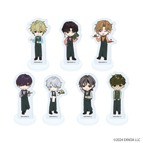"Mugenrou and the Sleepless Butterfly" Acrylic Mini Stand 02 / Cafe Ver. Box (7 Varieties Total) (Graph Art Illustration)