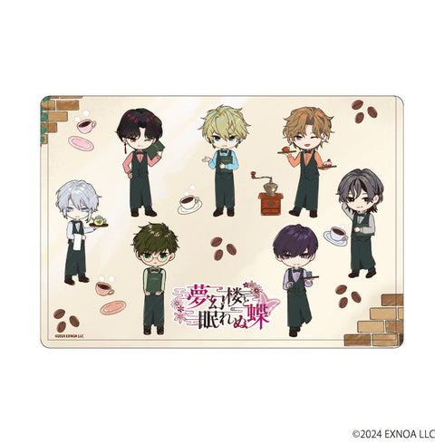 『夢幻楼と眠れぬ蝶』キャラクリアケース02/カフェ(グラフアートイラスト)