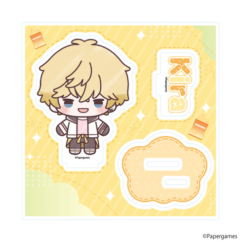 "Love and Producer ~EVOL×LOVE~" Acrylic Stand Plate 07 / Kira (Graph Art Illustration)