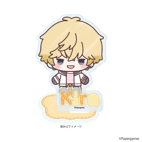 "Love and Producer ~EVOL×LOVE~" Acrylic Stand Plate 07 / Kira (Graph Art Illustration)