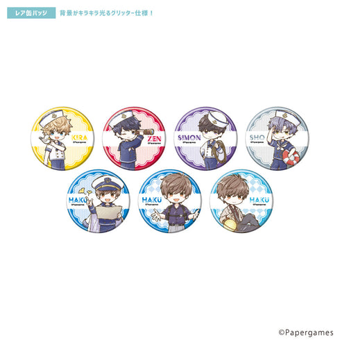 『恋とプロデューサー~EVOL×LOVE~』トレーディング缶バッジ(レア入り)20/セット(全8種)(ノーマル7種/レア1種)(グラフアートイラスト)