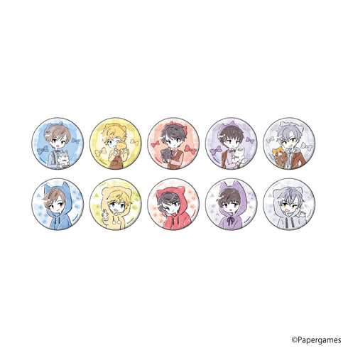 "Love and Producer ~EVOL×LOVE~" Pin Badge Set of 24 / Complete Set (10 Varieties) (Graph Art Illustrations)