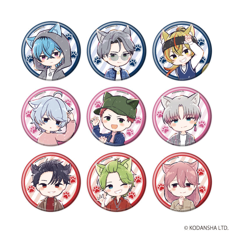 ハンドレッドノート』缶バッジ03/猫ver. コンプリートセット(全9種