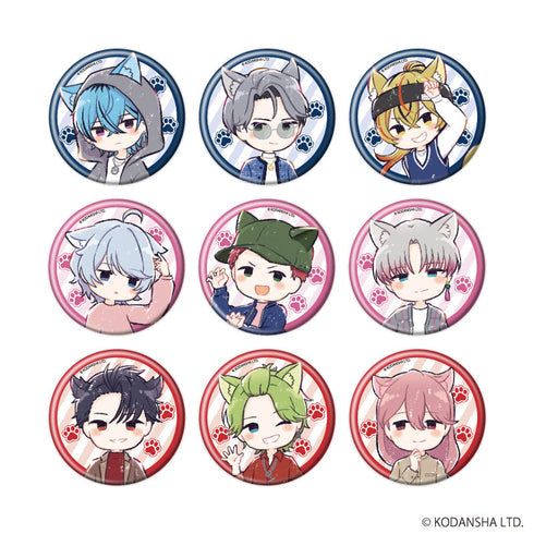 『ハンドレッドノート』缶バッジ03/猫ver. ブラインド(全9種)(グラフアートイラスト)【BOX】【202609再販】