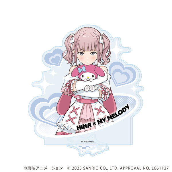 『ガールズバンドクライ×サンリオキャラクターズ』アクリルスタンド06/ヒナ×マイメロディ(コラボイラスト)