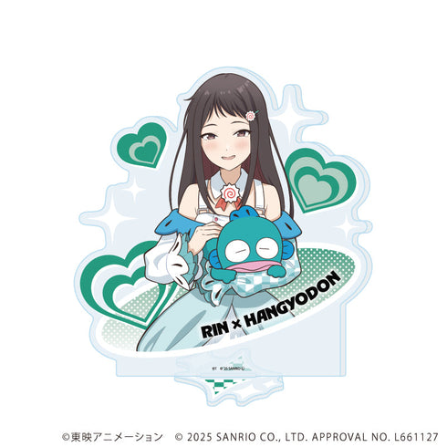 『ガールズバンドクライ×サンリオキャラクターズ』アクリルスタンド08/リン×ハンギョドン(コラボイラスト)