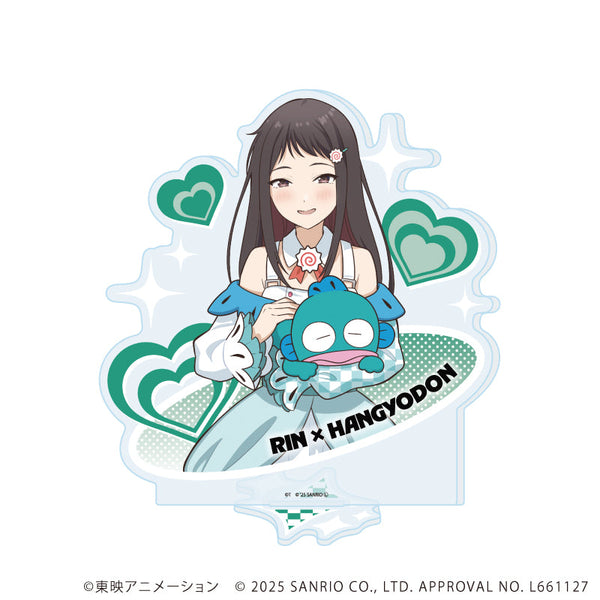 『ガールズバンドクライ×サンリオキャラクターズ』アクリルスタンド08/リン×ハンギョドン(コラボイラスト)