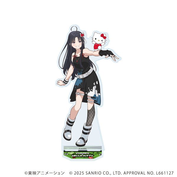 『ガールズバンドクライ×サンリオキャラクターズ』BIGアクリルスタンド03/安和 すばる×ハローキティ(コラボイラスト)