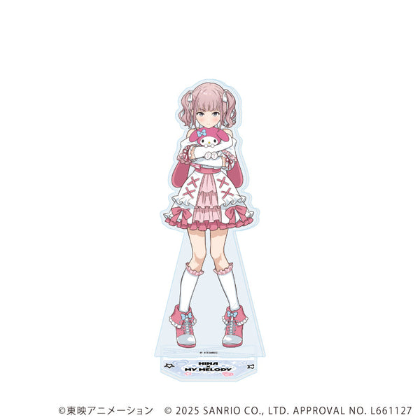 『ガールズバンドクライ×サンリオキャラクターズ』BIGアクリルスタンド06/ヒナ×マイメロディ(コラボイラスト)