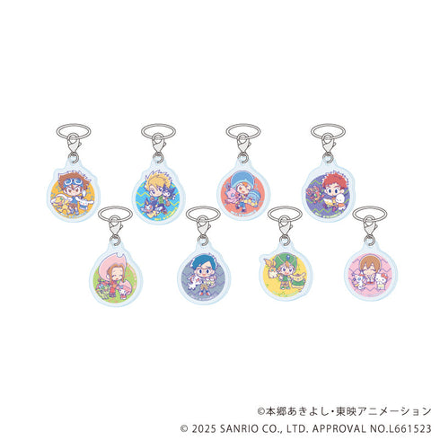 『デジモンアドベンチャー×サンリオキャラクターズ』めじるしチャーム01/コンプリートセット(全8種)(コラボイラスト)