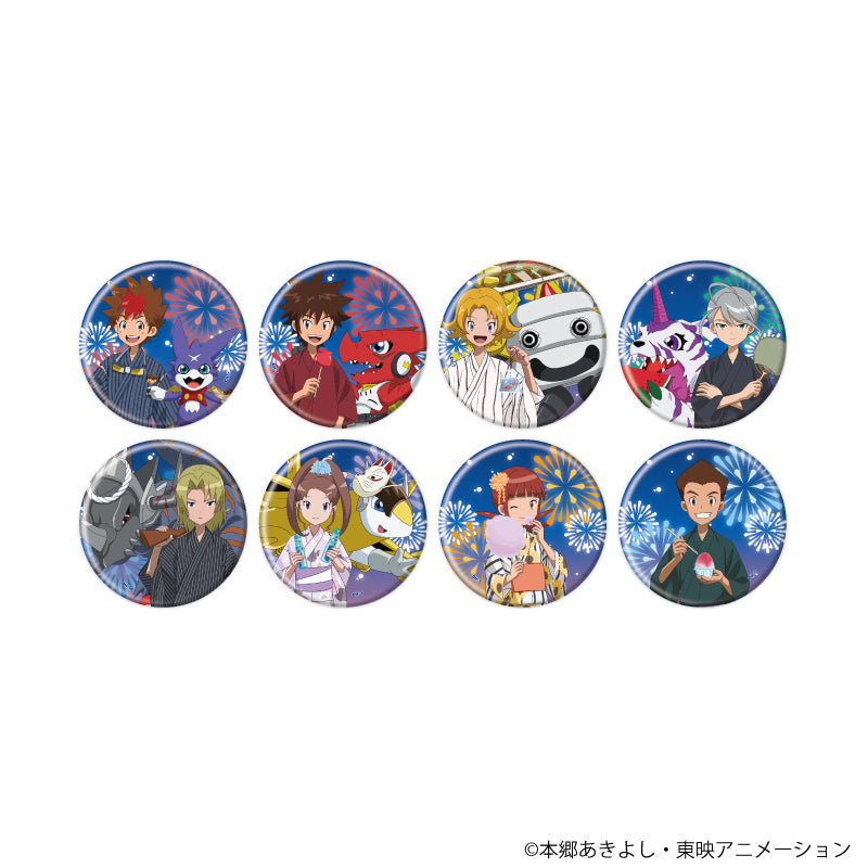 デジモンクロスウォーズ』缶バッジ01/コンプリートセット(全8種)(描き