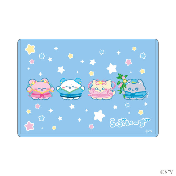 『らぶいーず』キャラクリアケース06/すもっぴ&ぴょんちー&にゃぽ&うるる(描き下ろしイラスト)