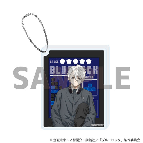 『ブルーロック』アクリルブロックキーホルダー03/凪 誠士郎 ゲーム実況ver.(描き下ろしイラスト)【202609再販】