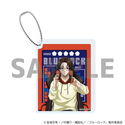 『ブルーロック』アクリルブロックキーホルダー04/雪宮 剣優 ゲーム実況ver.(描き下ろしイラスト)【202609再販】