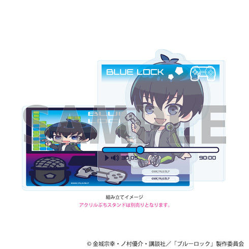 『ブルーロック』アクリルコースタースタンド01/潔 世一&糸師 凛 ゲーム実況ver.(ミニキャライラスト)【202609再販】
