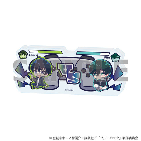 『ブルーロック』アクリルブロック31/潔 世一&糸師 凛 ゲーム実況ver.(ミニキャライラスト)