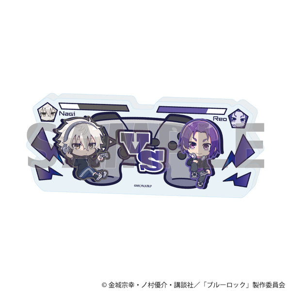 『ブルーロック』アクリルブロック32/凪 誠士郎&御影 玲王 ゲーム実況ver.(ミニキャライラスト)
