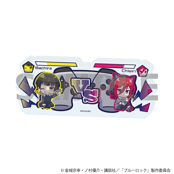『ブルーロック』アクリルブロック33/蜂楽 廻&千切 豹馬 ゲーム実況ver.(ミニキャライラスト)