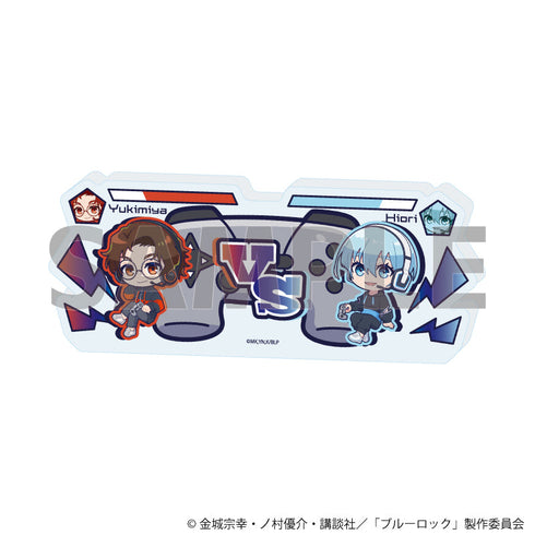 『ブルーロック』アクリルブロック34/雪宮 剣優&氷織 羊 ゲーム実況ver.(ミニキャライラスト)