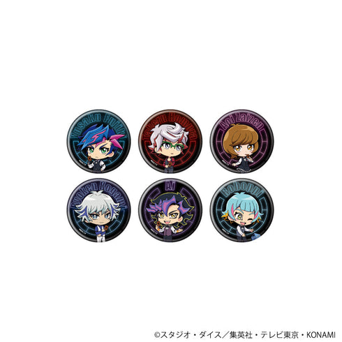 『遊☆戯☆王VRAINS』缶バッジ12/ディーラー風ver. コンプリートセット(全6種)(ミニキャライラスト)