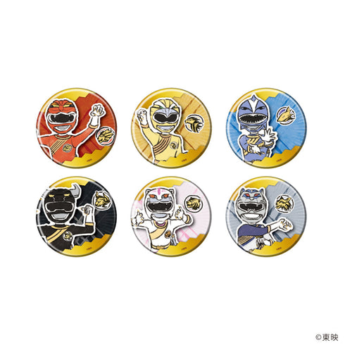 『百獣戦隊ガオレンジャー』缶バッジ01/コンプリートセット(全6種)(グラフアートイラスト)