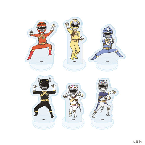 『百獣戦隊ガオレンジャー』アクリルぷちスタンド01/コンプリートセット(全6種)(グラフアートイラスト)