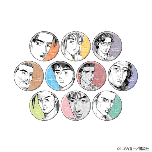 『頭文字D』ホログラム缶バッジ(65mm)02/ブラインド(全10種)(公式イラスト)【BOX】【202608再販】