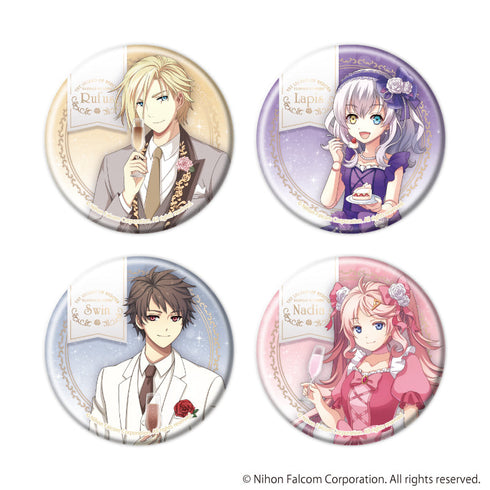 『英雄伝説 創の軌跡』缶バッジ01/コンプリートセット(全4種)(描き起こしイラスト)
