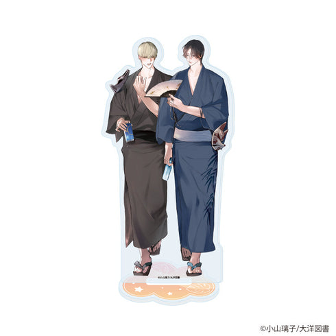 『小山璃子先生』アクリルスタンド01/「社会人カップルのSummer Vacation」BLフェア(描き下ろしイラスト)
