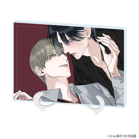『小山璃子先生』アクリルアートボード(A5サイズ)01/「社会人カップルのSummer Vacation」BLフェア(公式イラスト)