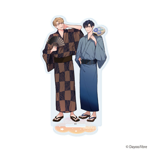 『ダヨオ先生』アクリルスタンド01/「社会人カップルのSummer Vacation」BLフェア(描き下ろしイラスト)