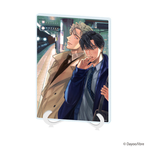 『ダヨオ先生』アクリルアートボード(A5サイズ)01/「社会人カップルのSummer Vacation」BLフェア(公式イラスト)