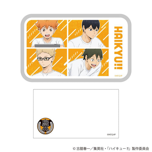 『ハイキュー!!』描き下ろし付箋入り缶ケース 振り返りタイムVer. 烏野高校