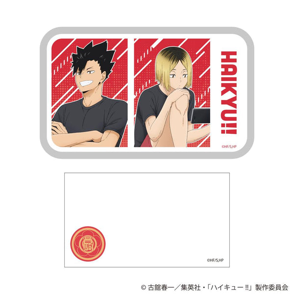 『ハイキュー!!』描き下ろし付箋入り缶ケース 振り返りタイムVer. 音駒高校