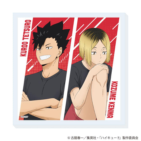 『ハイキュー!!』描き下ろしアクリルコースター 振り返りタイムVer. 黒尾鉄朗・孤爪研磨