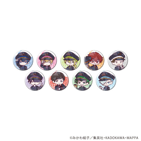 『忘却バッテリー』ホログラム缶バッジ(57mm)02/駅員風ver. コンプリートセット(全9種)(POP Artイラスト)