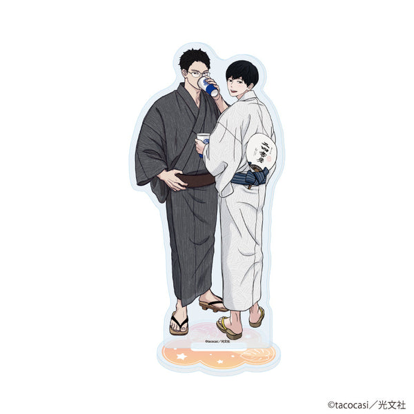 『tacocasi先生』アクリルスタンド01/「社会人カップルのSummer Vacation」BLフェア(描き下ろしイラスト)
