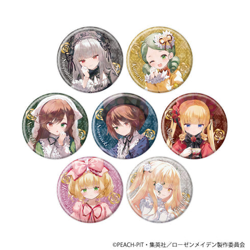 『ローゼンメイデン Art by ようか』ホログラム缶バッジ(57mm)01/ブラインド(全7種)(描き起こしイラスト)【BOX】【202608再販】