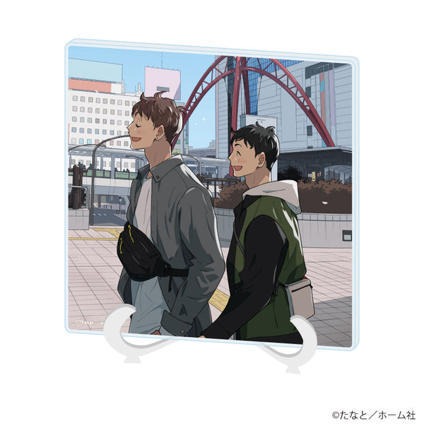 『たなと先生』アクリルアートボード01/「社会人カップルのSummer Vacation」BLフェア(公式イラスト)