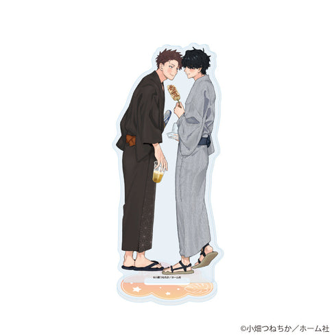 『小畑つねちか先生』アクリルスタンド01/「社会人カップルのSummer Vacation」BLフェア(描き下ろしイラスト)