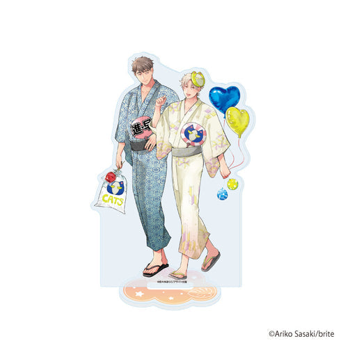 《佐佐木有里子老师》亚克力立牌01/《上班族情侣的夏日假期》BL展(全新绘制插图)【202610再版】