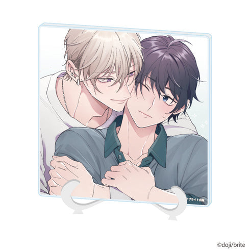 『doji老師』壓克力畫板01/「上班族情侶的夏日假期」BL展(官方插畫)【202610再版】