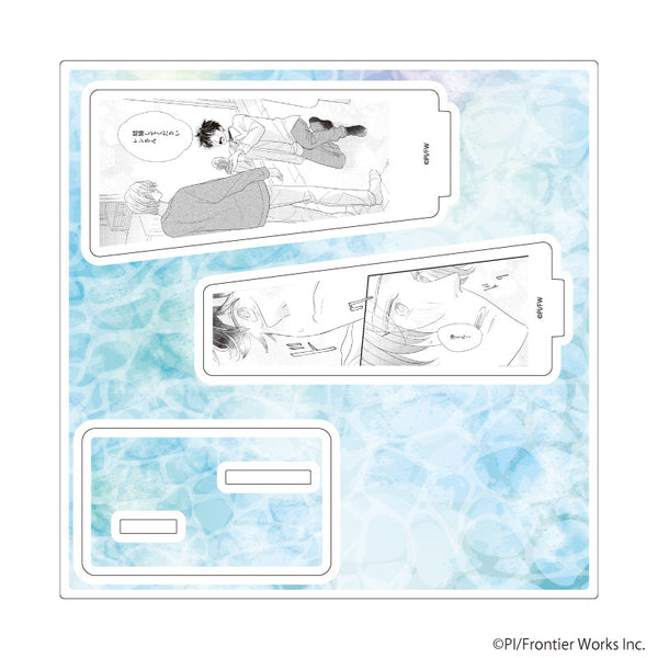 『ぴい先生』アクリルスタンドプレート01/「社会人カップルのSummer Vacation」BLフェア(公式イラスト)