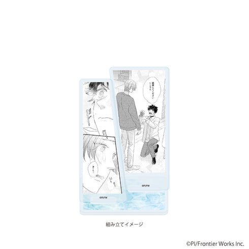 『ぴい先生』アクリルスタンドプレート01/「社会人カップルのSummer Vacation」BLフェア(公式イラスト)【202610再販】